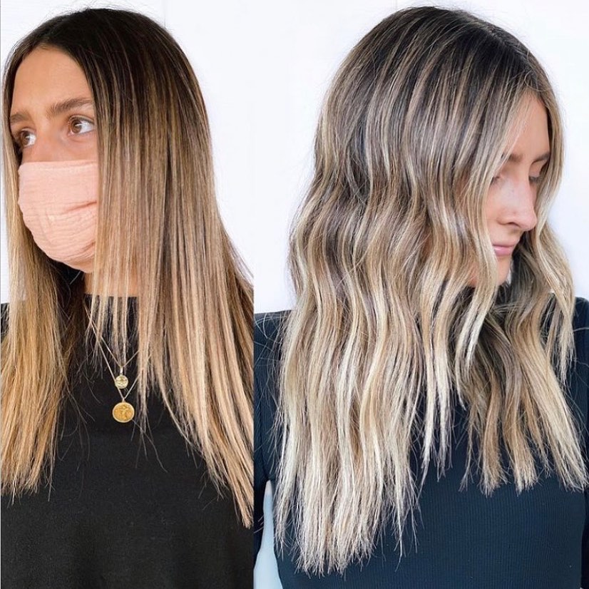 Before hair treatment