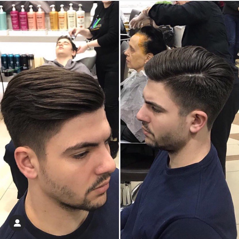 Before hair treatment